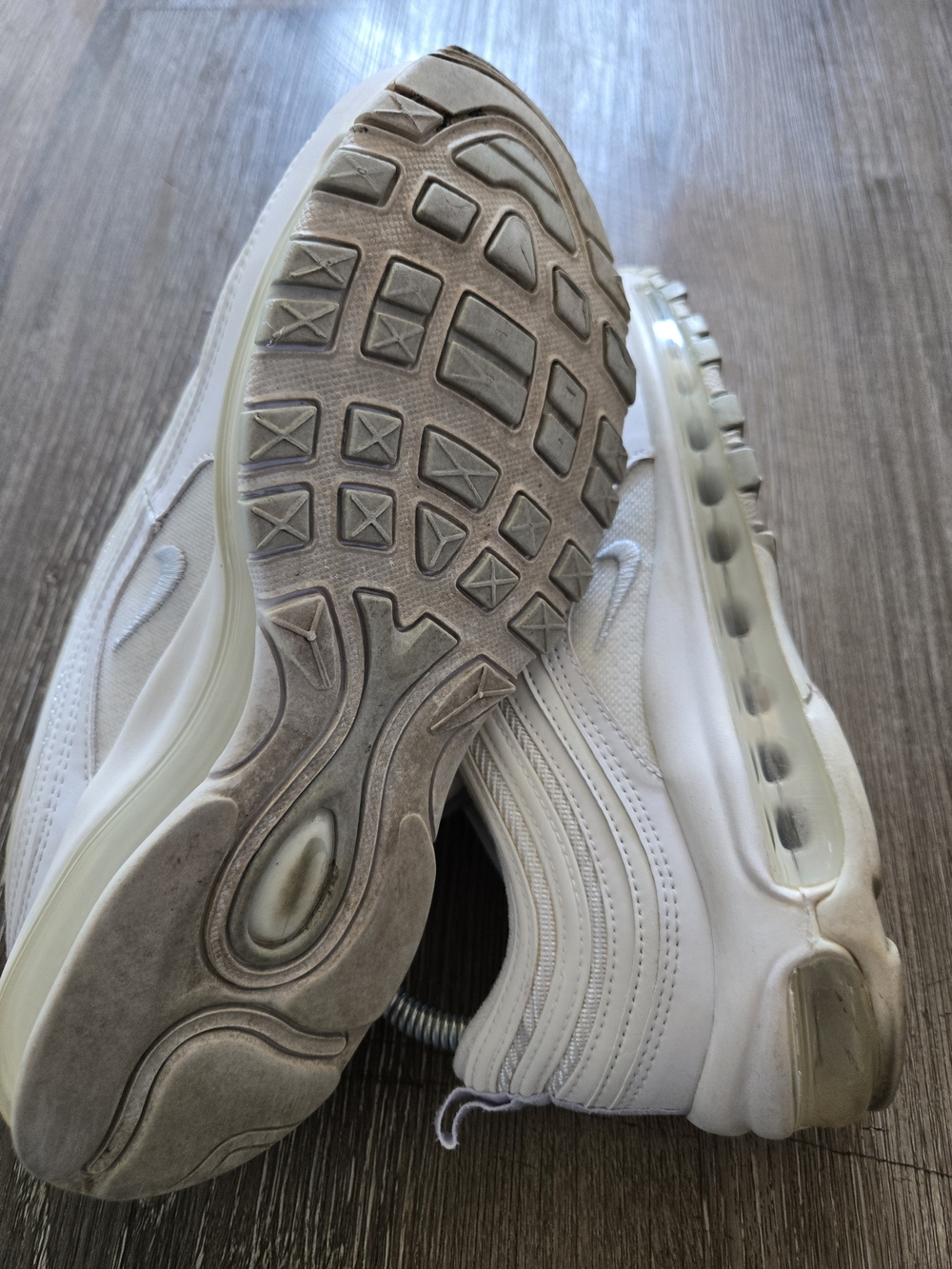 Nike Men’s Air Max 97 Sneakers - White - Picture 11 of 13